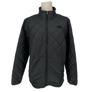 The North Face Black Quilted Nylon Barn Jacket Men's Size XL Mid Length Classic